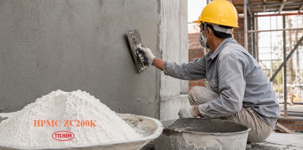 HPMC ZC200K - Phụ Gia Giúp Nâng Cao Chất Lượng Vữa, Keo Dán Gạch Và Bột Bả
