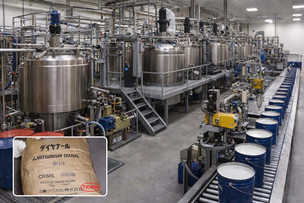 Nhựa Acrylic Br116 - Giải Pháp Tối Ưu Cho Ngành Sơn Và Chất Phủ Công Nghiệp Hiện Đại