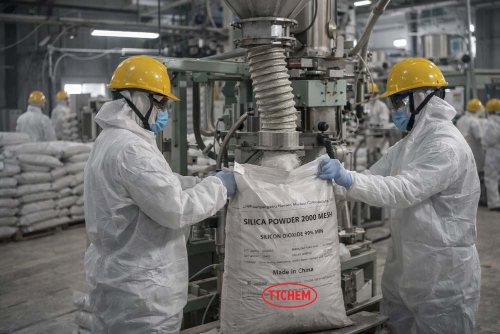 Silica Powder 2000 Mesh  Bột Silica Cao Cấp Cho Ngành Sơn, Nhựa & Xây Dựng